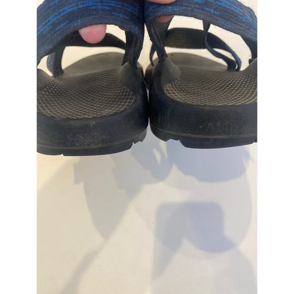 Chaco’s Z/1 Blue & Black Wide Strap Sandals Vibram Soles EUC Sz 8 Men’s Comfort main image 7